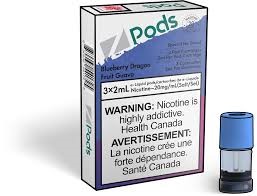 Ziip Pod Pack - Blueberry Dragon Fruit Guava 3/PK (Special Nic Blend)[Ontario Stamp]